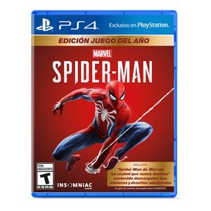JUEGO PARA PS4 SPIDERMAN GOTY