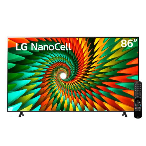 SMART LED NANO CELL TV LG 86" PULGADAS 4K UHD 86NANO77SRA