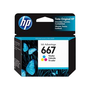 CARTUCHO DE TINTA HP 667 TRICOLOR ORIGINAL 3YM78AL