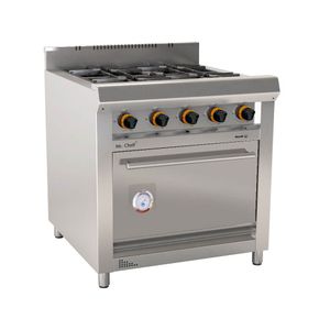 COCINA INDUSTRIAL MORELLI BASIC CHEFF 750 4 H 10823