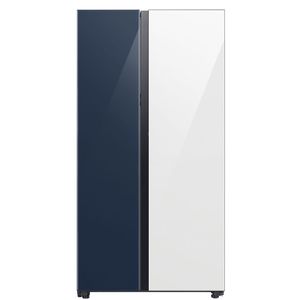 HELADERA SIDE BY SIDE SAMSUNG BESPOKE SBS - RS23CB760A7N BLANCO / AZUL