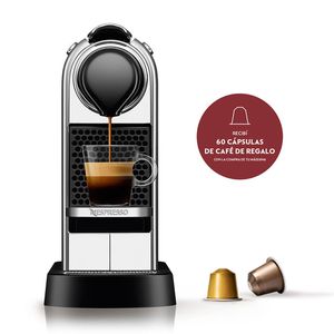 CAFETERA DE CAPSULAS NESPRESSO CITIZ CHROME