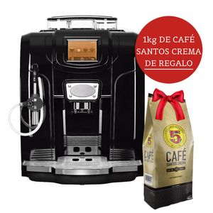 CAFETERA EXPRESS 5 HISPANOS ME712 + CAFE SANTOS